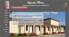 Desktop Screenshot of chateaureverdi.fr