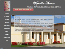 Tablet Screenshot of chateaureverdi.fr